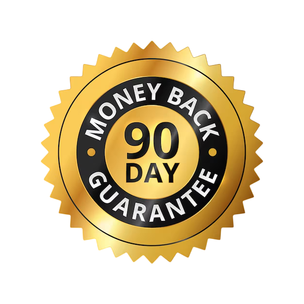90-day guarantee seal