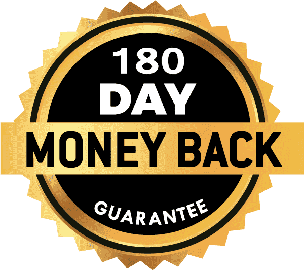 Money-back guarantee seal